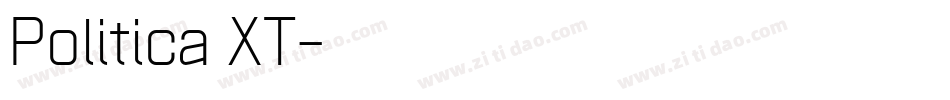 Politica XT字体转换